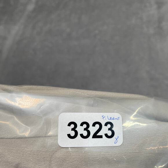 Eileen Fisher Pants Womens Medium Beige Peble Straight Silk Georgette Crepe New - Picture 10 of 10